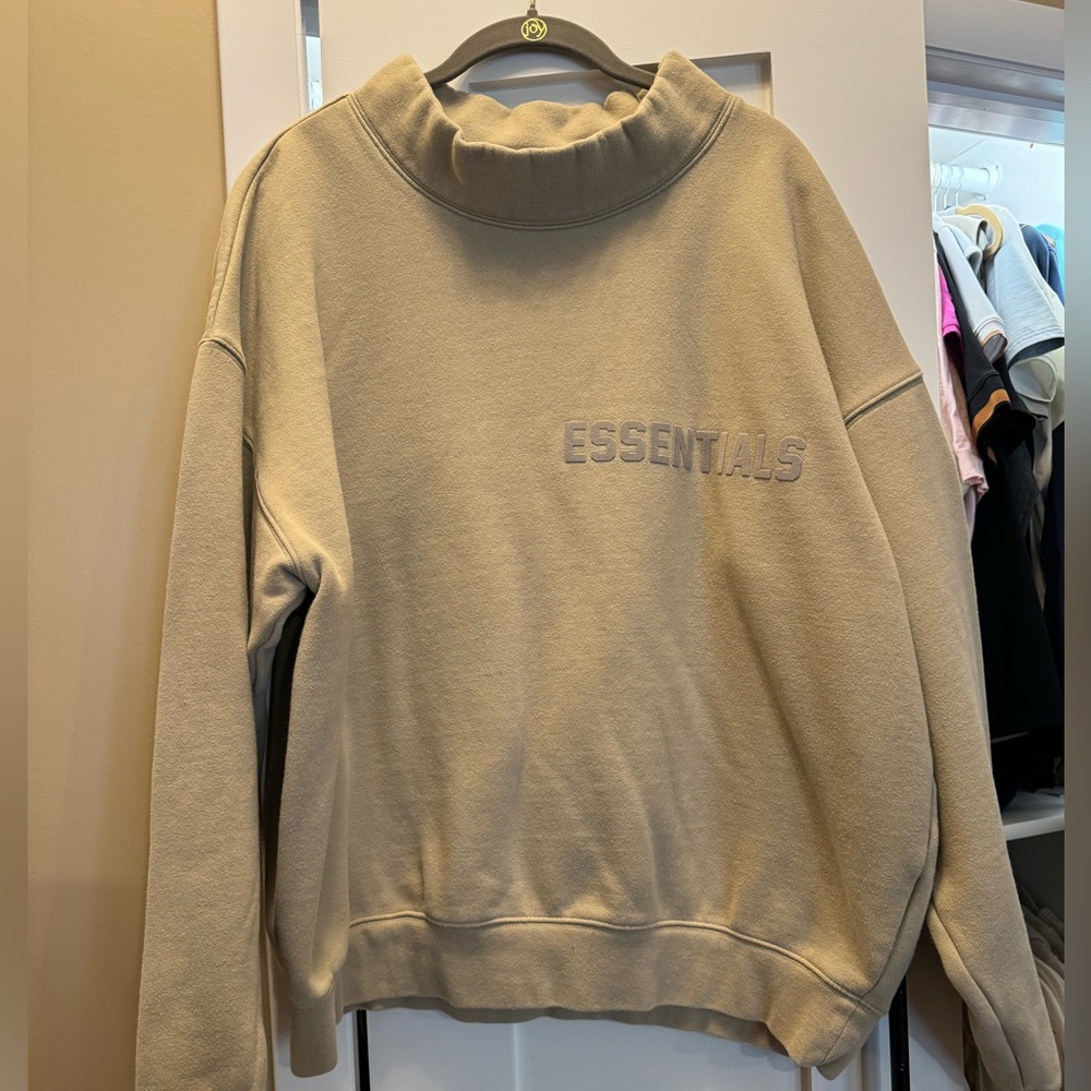 Essentials mock neck sweat shirt